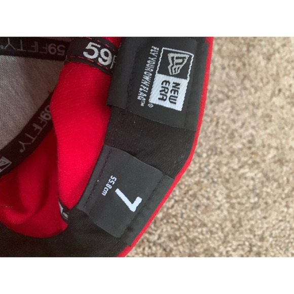 Saint Louis Cardinal Official on Field Cap Size 7 Fitted 55.8 CM New Era - Picture 6 of 7